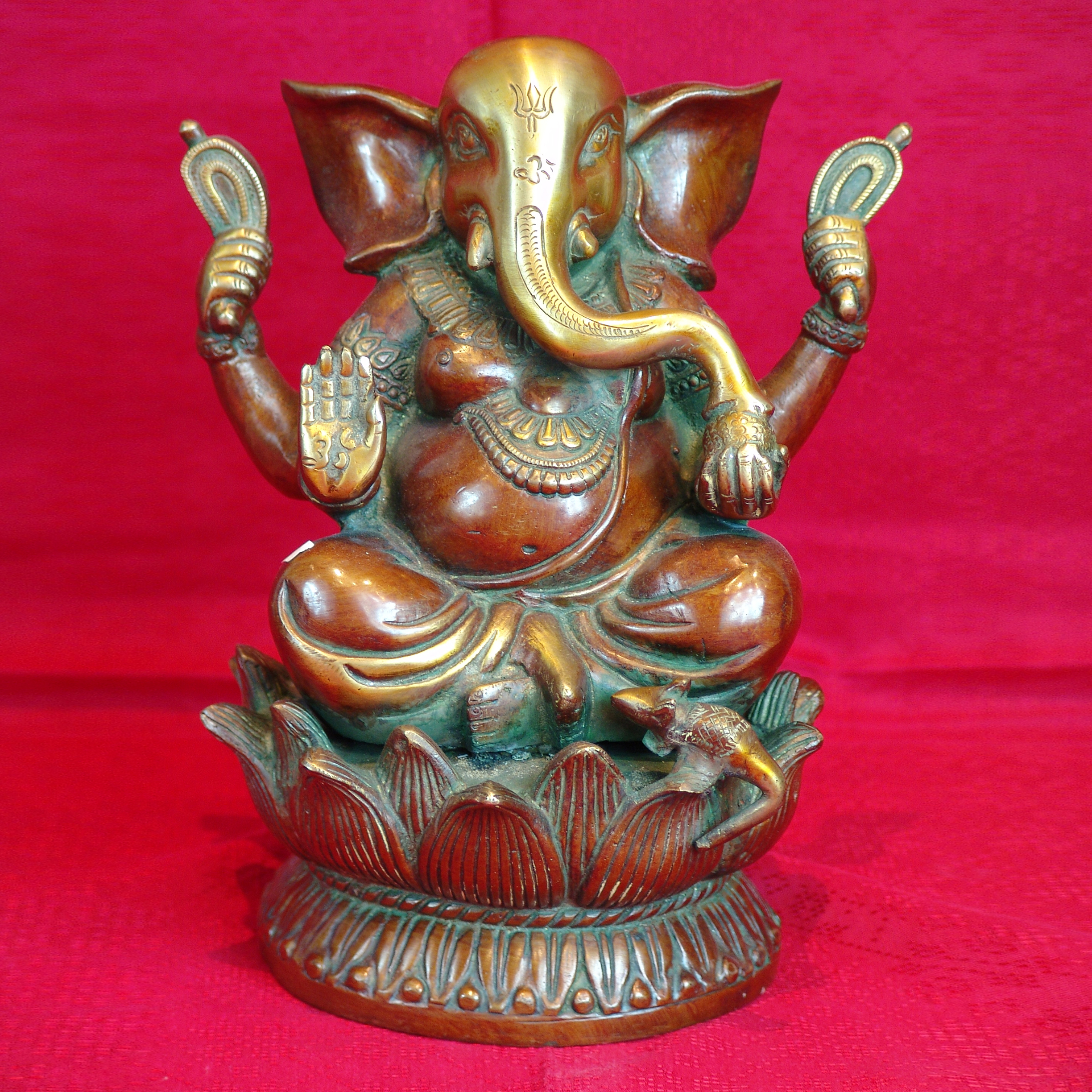 Hindu Bronze Statue - Ganesh 1